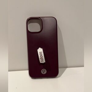 Matte wine loopy phone case